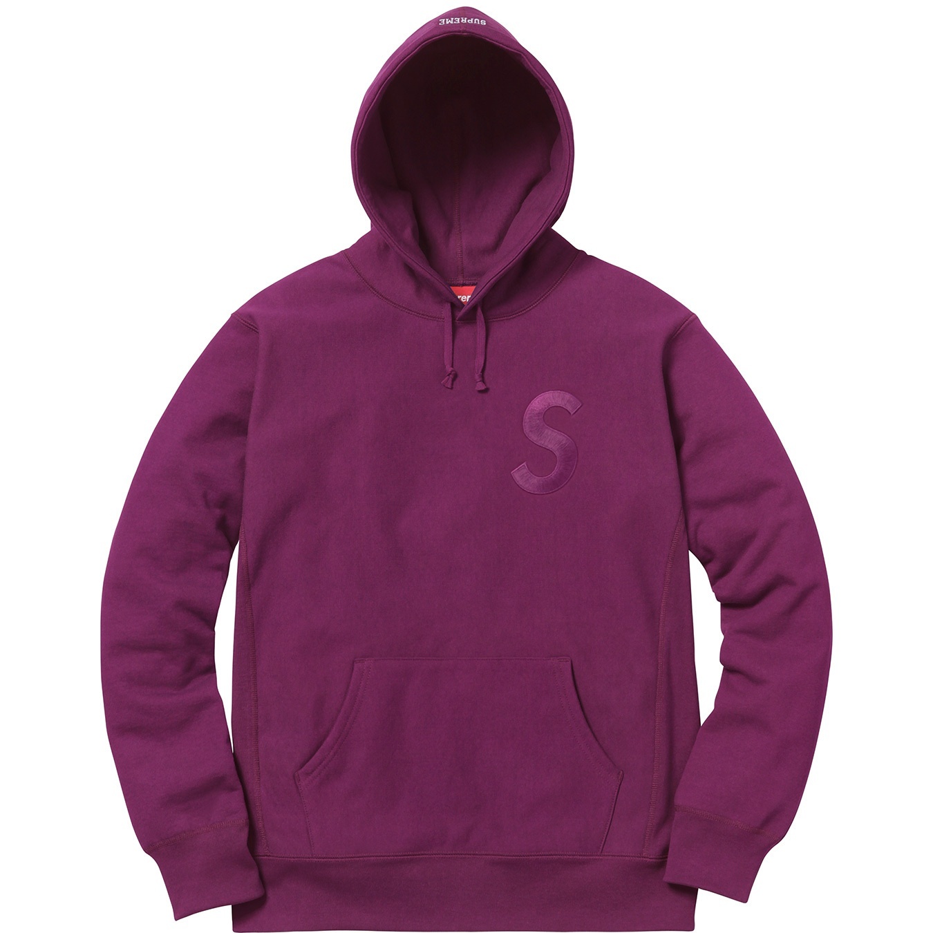 Tonal S Logo Hooded Sweatshirt view 3